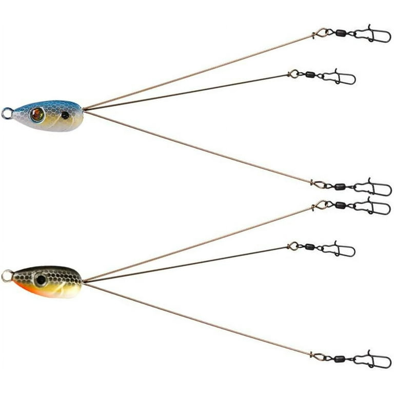 Alabama Umbrella Rigs For Bass Stripers Fishing, Freshwater