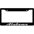 thumbnail image 1 of Alabama Script Black Plastic License Plate Frame EBS, 1 of 1