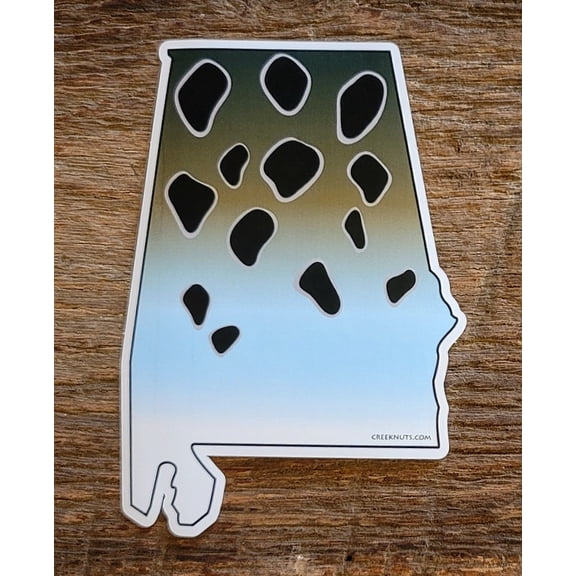 Alabama Sea Trout Skin Sticker Decal