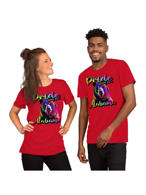 Alabama State Animal - Pride Lives Here Design Unisex t-shirt (Red, 3XL)