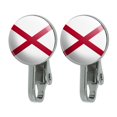 thumbnail image 1 of Alabama State Flag Novelty Clip-On Stud Earrings, 1 of 3