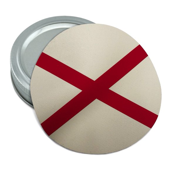 Alabama State Flag Round Rubber Non-Slip Jar Gripper Lid Opener