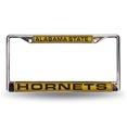 thumbnail image 1 of Alabama State NCAA Hornets Chrome Metal License Plate Frame Holder, 1 of 8