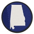 thumbnail image 1 of Alabama State Silhouette Applique Multi-Color Embroidered Hook & Loop Patch - 2.5 Inch Small, 1 of 5