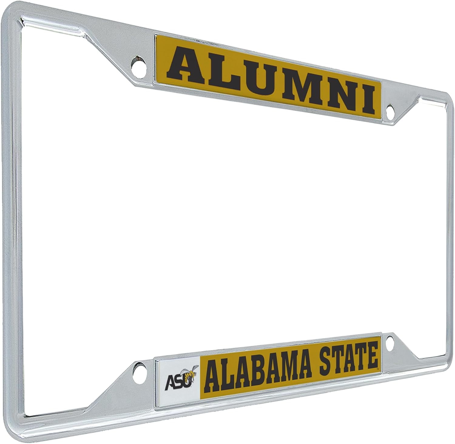 Alabama State University Asu Alasu Hornets Hbcu Metal License Plate ...