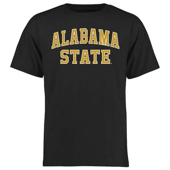 Alabama State University Football Tee for Men - Black - Extra Large