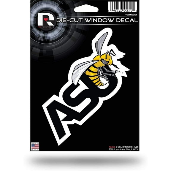 Alabama State University Hornets 5 Inch Die Cut Flat Vinyl Decal Sticker Adhesive Backing
