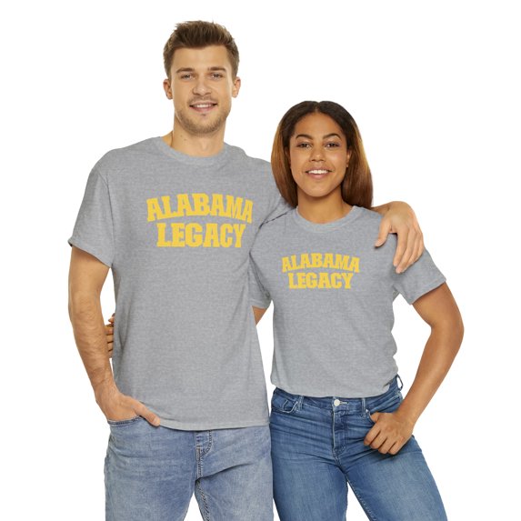Alabama State University Legacy Unisex Heavy Cotton Tee - 107 HBCU