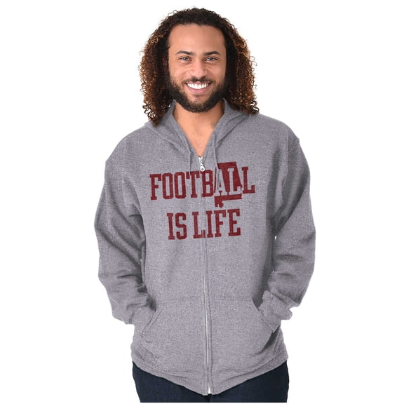 Alabama Sunday Night Sports Fanatic Unisex Fleece Graphic Zip Up Hoodie Brisco Brands 4X