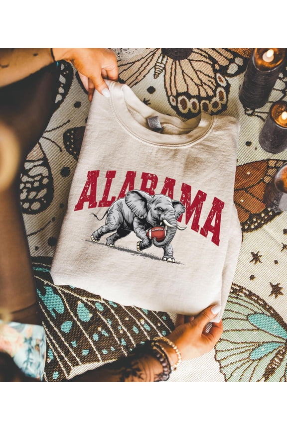 Alabama SweatShirt, Vintage Alabama Mascot Game Day Sweatshirt