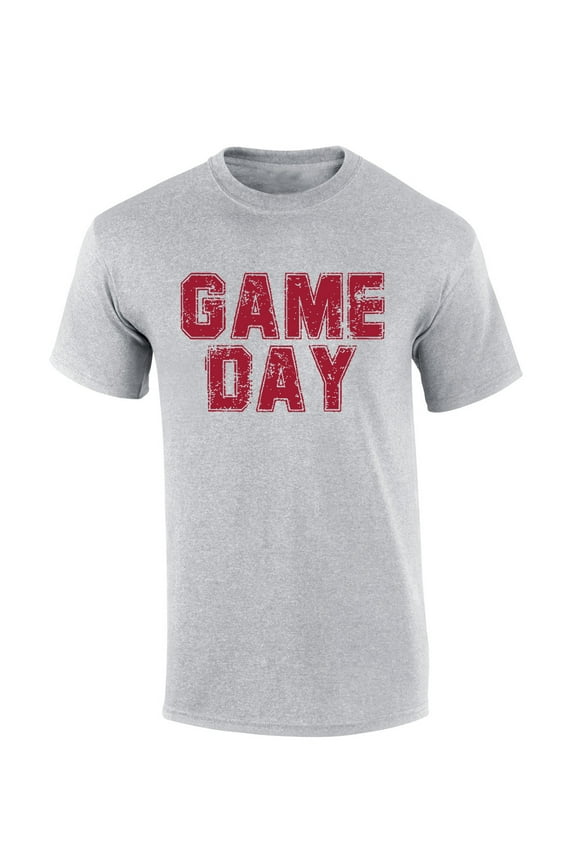 Alabama Tshirt Football Team Color Alabama Game Day Shirt Crimson Mens Short Sleeve T-shirt Graphic Tee-Sports Grey-xxxl