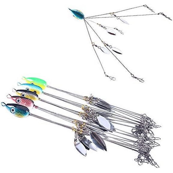 Alabama Umbrella Rigs Fishing Rigs Lure for Fishing Bass Bait Lure 8in 1/2OZ Fishing Bait Rigs