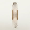 Alabaster Elegance Backplate Sconce,Wall Light for Bathroom,Living Room