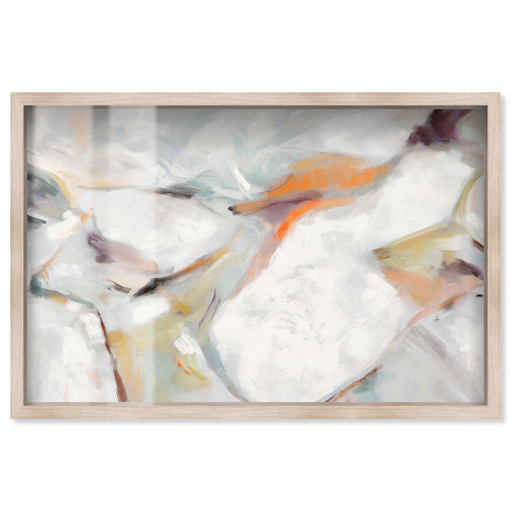 Alabaster Interlude I Shadowbox Print Living Room Boho Art by Art ...