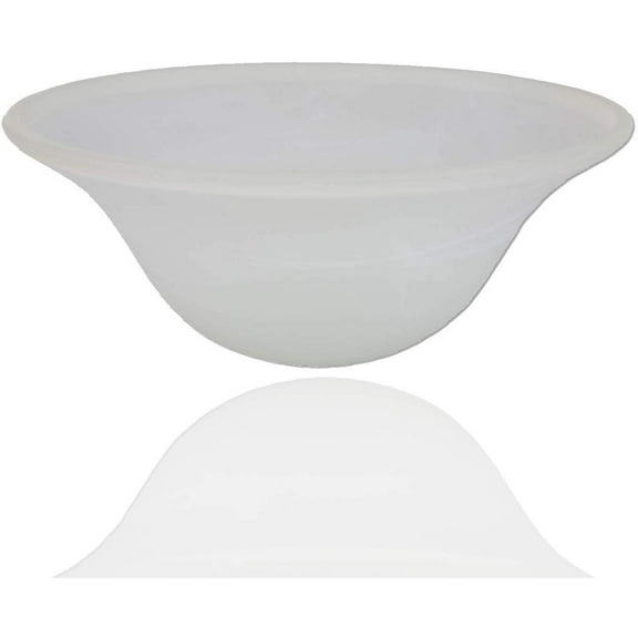 Floor Lamp Amber Alabaster Glass Bowl Shade - Floor Lamp Glass Shade New Packaging for Safe Shipping