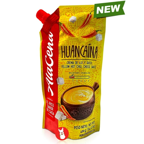 Alacena New Crema Huancaina Receta Peruana | Peruvian Huancaina Sauce 400 Grams