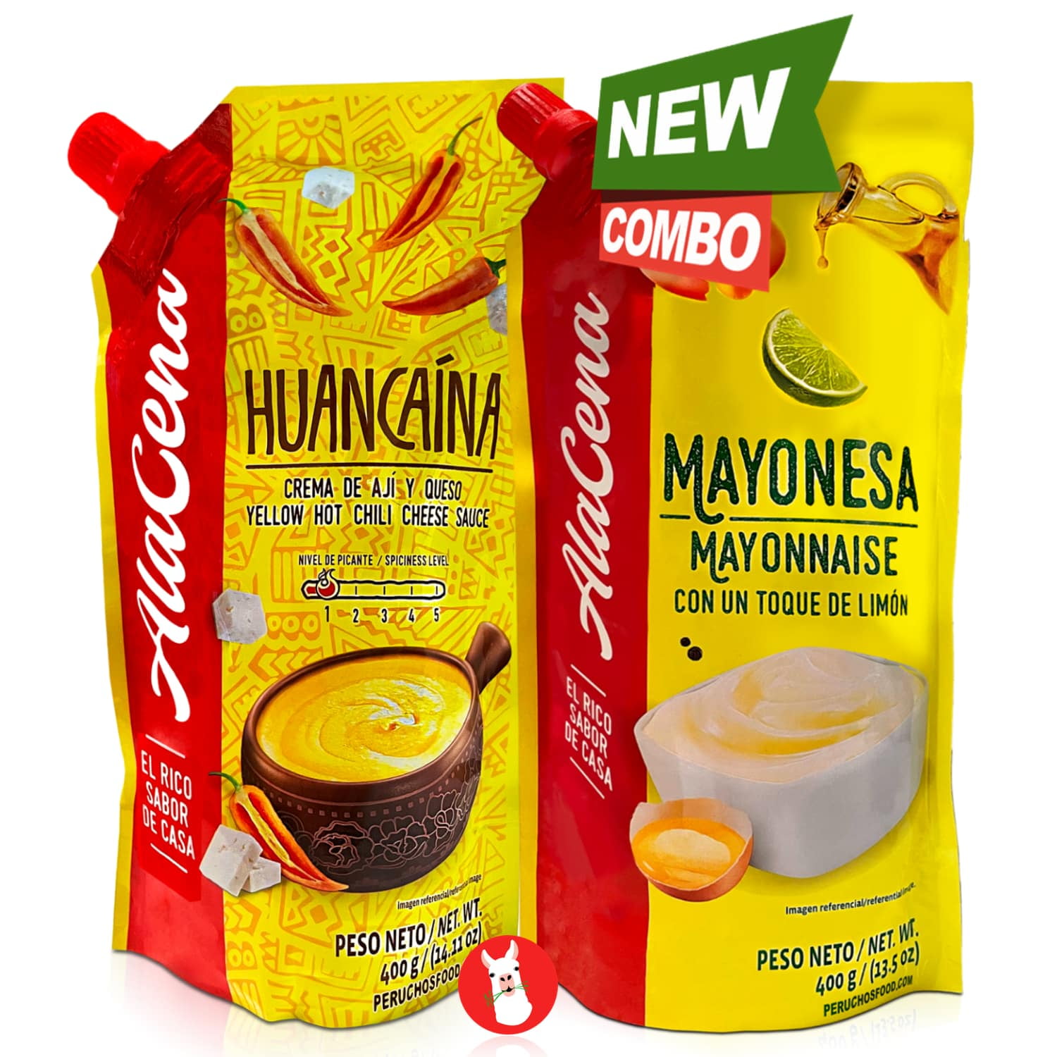 Alacena New Salsa Huancaina & New Mayonesa Combo pack (Kit)