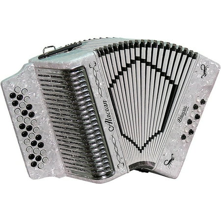 Alacran Accordion with case and straps White Fa/FBE White Fa/FBE