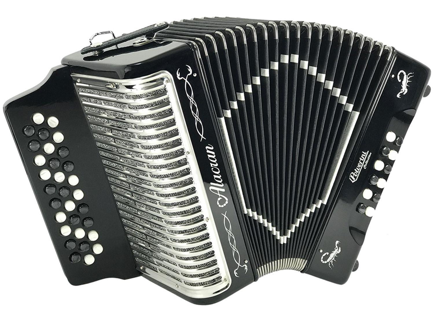 Alacran Accordion AL3112 Black with Case GCF
