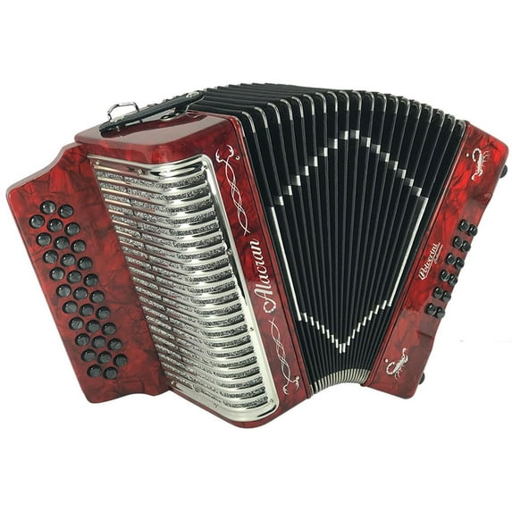 Alacran Accordion AL3112 Red with Case FBE