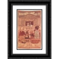 thumbnail image 1 of Aladar Korosfoi Kriesch 2x Matted 20x24 Black Ornate Framed Art Print 'Pupppet Theatre', 1 of 2