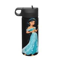 Aladdin 18 Oz Insulated Water Bottle Stainless Steel Vacuum Leak Proof Kettle with Straw Lid, Portable Cup for Travel Gym Outdoor Sports School