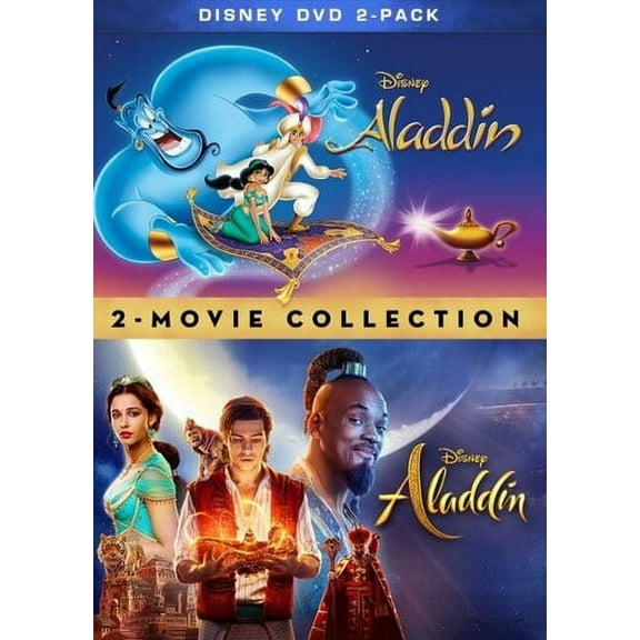 Aladdin (1992) / Aladdin (2019): 2-Movie Collection (DVD) Disney Adventure, Animated, Comedy