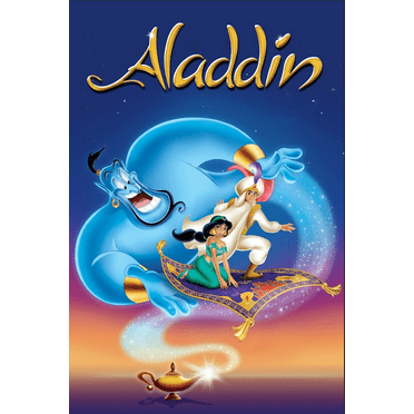 Aladdin (1992) Movie Poster - 24x36 | Disney Animated Classic | Genie Poster