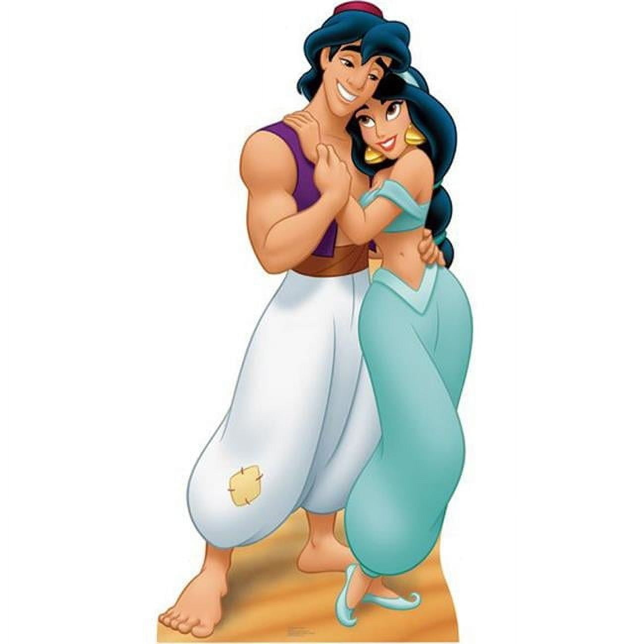 GIFTSGONEWILD Aladdin And Jasmine Life-Size Cardboard Stand-Up