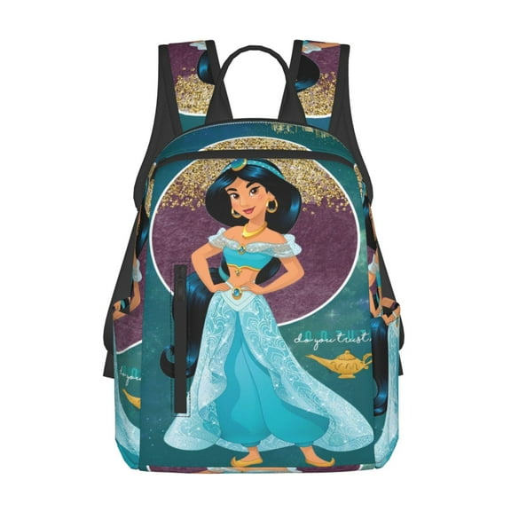 Aladdin Backpacks Cute Cartoon Lightweight Unisex Bookbag Daypack Anime Laptop Bag Rucksack for Travel Hiking School