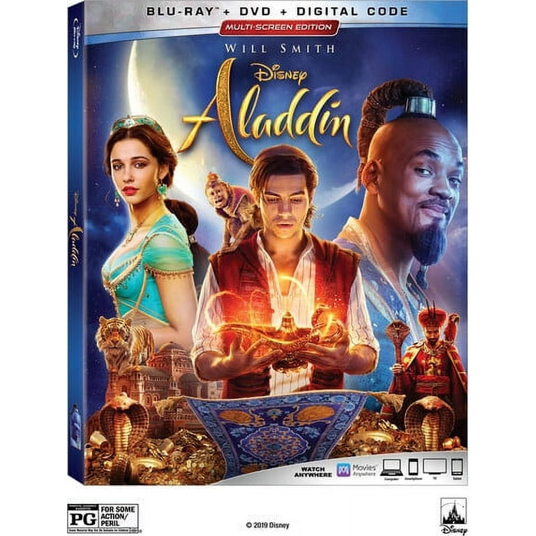 Aladdin (Blu-ray + DVD + Digital Code) - Walmart.com