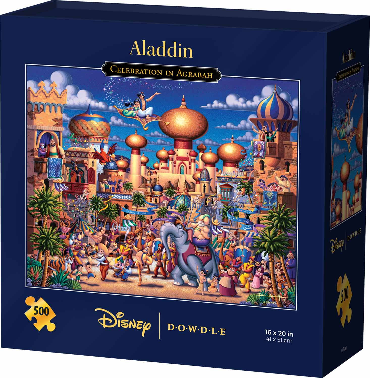 Aladdin Celebration in Agrabah 500 Piece Jigsaw Puzzle Disney