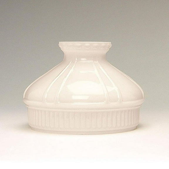 Aladdin Champagne Glass Oil Lamp Shade, Elegant Vintage-Style Shade for Oil Lamps, Requires Shade Ring, Adds Warm Glow and Charm to Home Decor, 10 inch