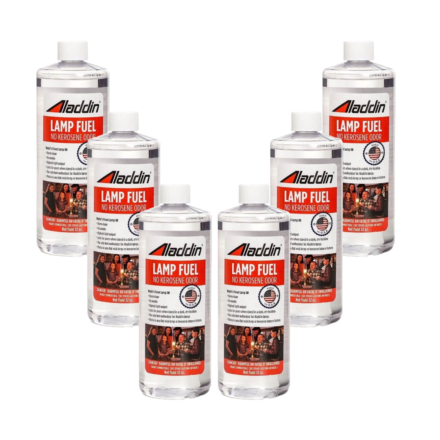 Aladdin Clear Lamp Oil Fuel Kerosene Alternative Clean Burning Odor