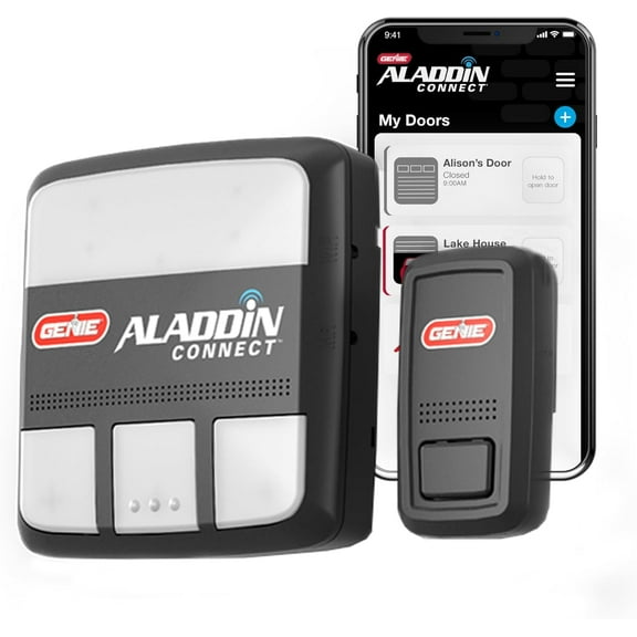 Aladdin Connect Smartphone Garage Door Opener – Monitor, Open & Close Your Garage Door from Anywhere Using Your iPhone or Android Device