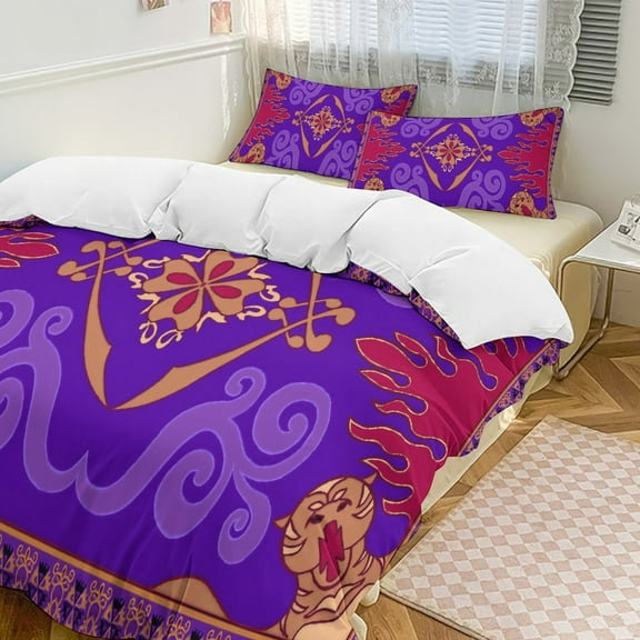 Aladdin Duvet Cover Set Bedding Set Polyester Quilt Cover for Bedroom Decoration