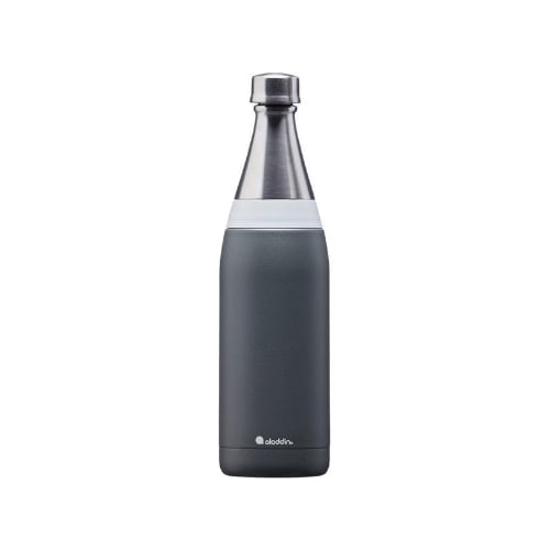 Aladdin Fresco Thermavac Stainless Steel Water Bottle, 0.6L Slate Gray Leakproof, Keeps Cold 10+ Hours, BPA-Free, Reusable & Dishwasher Safe