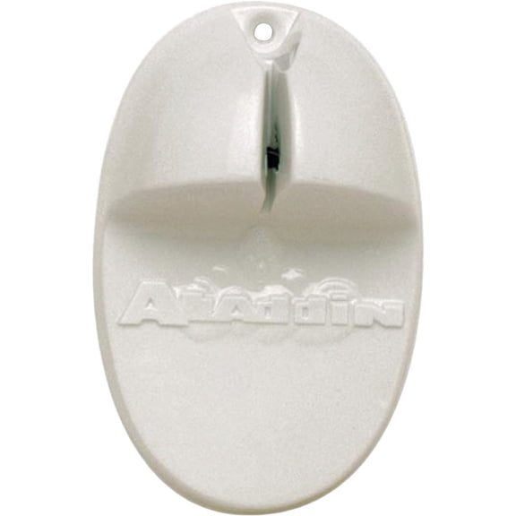 Norpro Knife Sharpener Aladdin Style - Double-Sided, 1-Stage - White