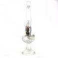 thumbnail image 1 of Aladdin Lincoln Drape Oil Lamp - Traditional Classic Indoor Oil or Kerosene Fuel Lamp, Bright White Light, Glass with Nickel Trim, Clear, 1 of 3