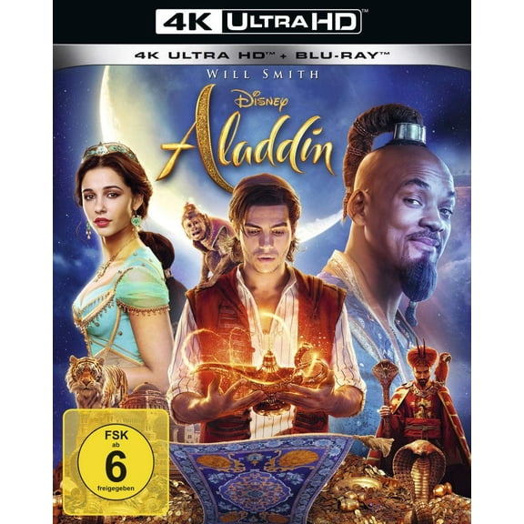 Aladdin (Live-Action) (4K Ultra HD) Will Smith Mena Massoud Guy Ritchie