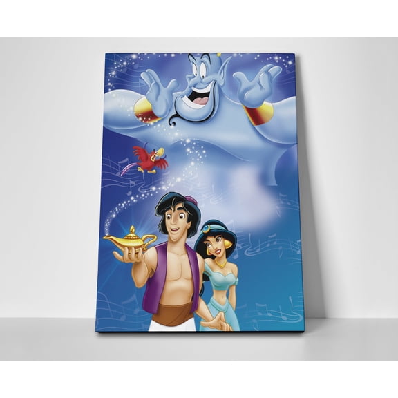 Aladdin Movie Poster or Wrapped Canvas