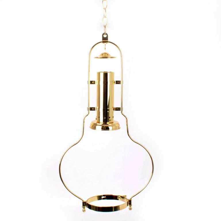 Aladdin Oil Lamp Hanging Frame, BH210 Solid Brass Deluxe