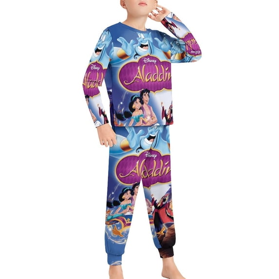 Aladdin Pajamas Set Soft Comfy PJs Sleepwear