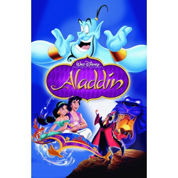 Aladdin Posters Aladdin Movie Poster Metal Print 12In x 16In 12x16 Square Adults Poster Time
