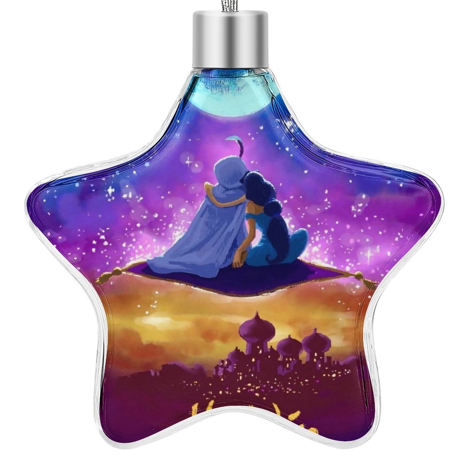 Aladdin Tree Aladdin Princess Jasmine And Rajah Friends Christmas Decorations ...