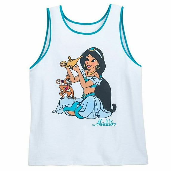 Aladdin Princess Jasmine Ringer Tank Top Womens Size XL