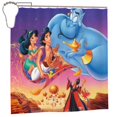 thumbnail image 1 of Aladdin Shower Curtain Sets, Funny Bathroom Shower Curtains, Waterproof Fabric for Bathroom Decor Bathtub with 12 Hooks 72 x72 Inch, 1 of 8