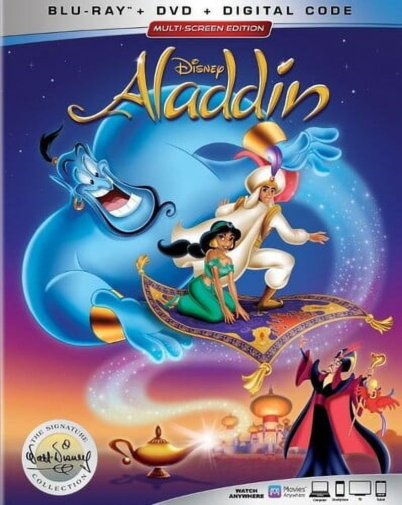 DISNEY Aladdin Signature Collection (1994) (Blu-Ray + DVD + Digital Copy)