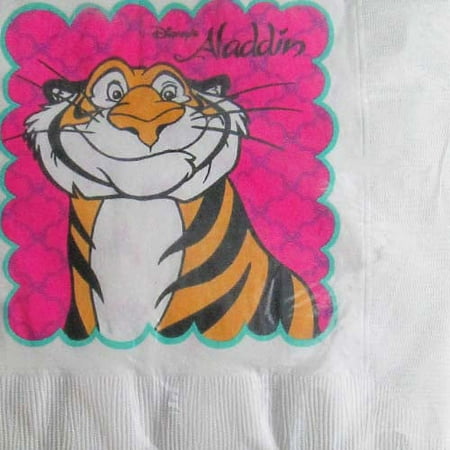 Aladdin Vintage 1992 'Jasmine and Rajah' Lunch Napkins (16ct)