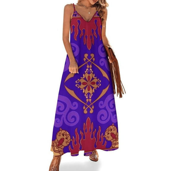 Aladdin's Magic Lamp Sleeveless Dress Loose Women's Dress Dresses Luxury Evening Dresses